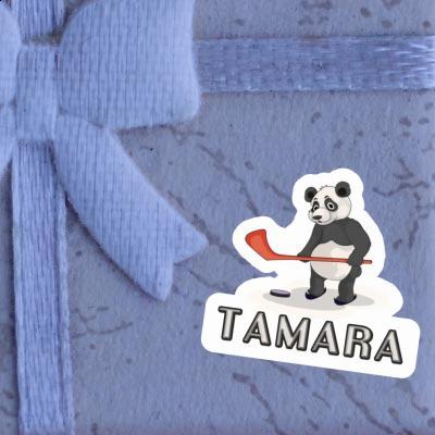 Tamara Sticker Ice Hockey Panda Laptop Image