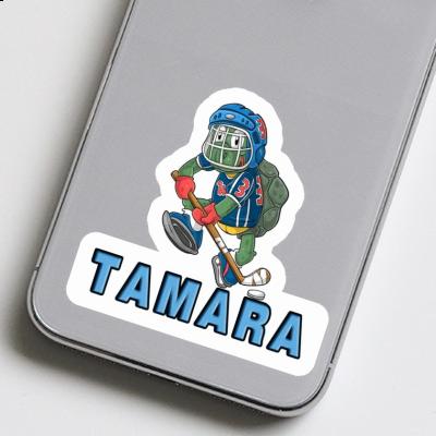 Joueur de hockey sur glace Autocollant Tamara Joueur de hockey sur glace Autocollant Tamara Image