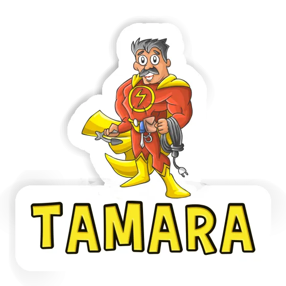 Electrician Sticker Tamara Laptop Electrician Sticker Tamara Laptop Image