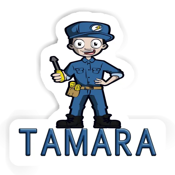 Sticker Electrician Tamara Laptop Sticker Electrician Tamara Laptop Image