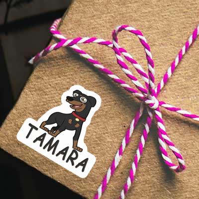 Pinscher Sticker Tamara Notebook Image