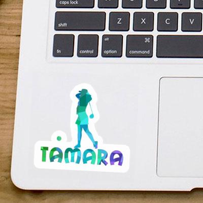 Aufkleber Tamara Golferin Notebook Aufkleber Tamara Golferin Notebook Image