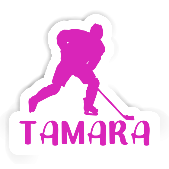 Sticker Eishockeyspielerin Tamara Laptop Sticker Eishockeyspielerin Tamara Laptop Image