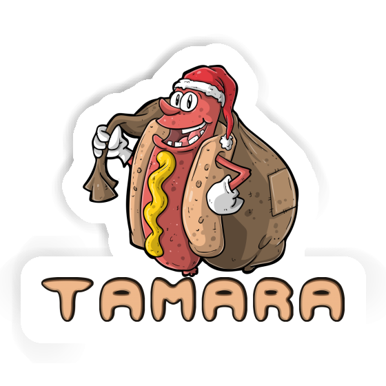 Tamara Autocollant Hot-dog de Noël Notebook Tamara Autocollant Hot-dog de Noël Gift package Image
