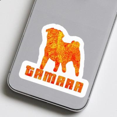Pug Sticker Tamara Notebook Image