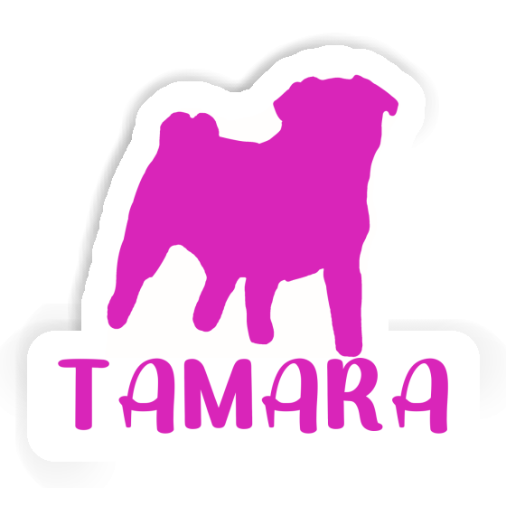 Tamara Aufkleber Mops Notebook Image