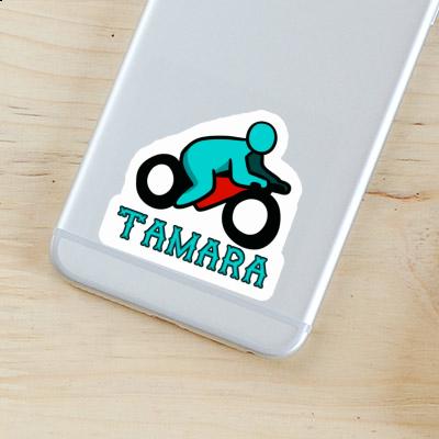 Tamara Autocollant Motocycliste Notebook Image