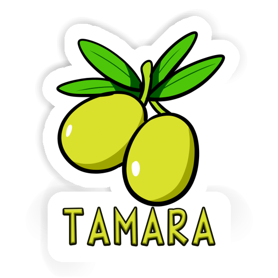 Sticker Tamara Olive Notebook Sticker Tamara Olive Gift package Image