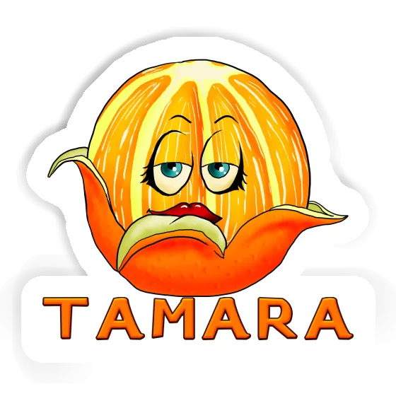 Orange Sticker Tamara Laptop Orange Sticker Tamara Laptop Image