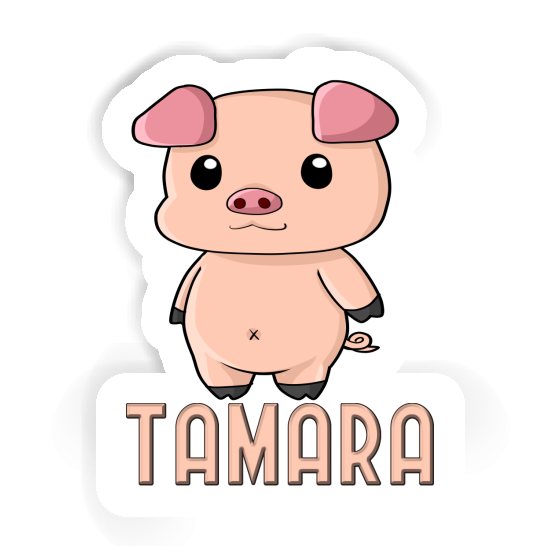 Tamara Aufkleber Schweinchen Notebook Tamara Aufkleber Schweinchen Notebook Image
