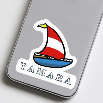 Sticker Tamara Segelboot Notebook Sticker Tamara Segelboot Gift package Image