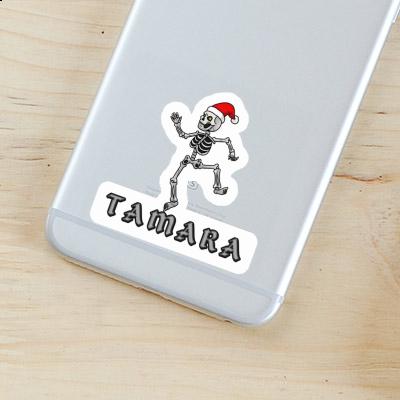 Tamara Aufkleber Weihnachts-Skelett Image