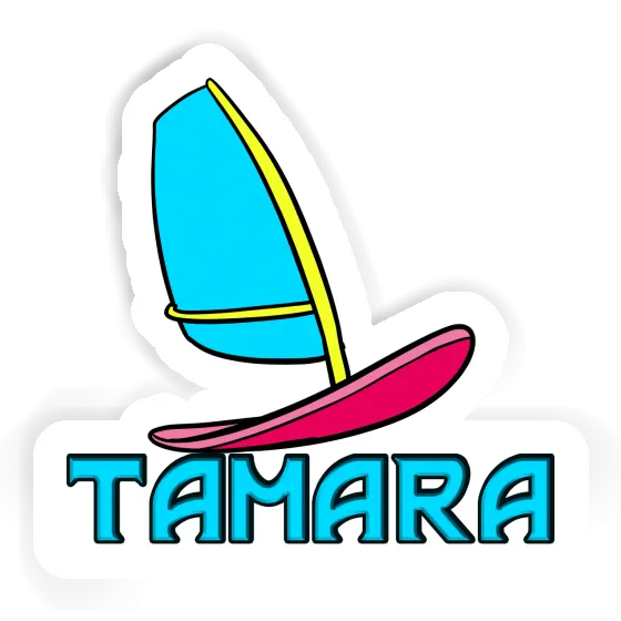 Sticker Windsurfbrett Tamara Notebook Image