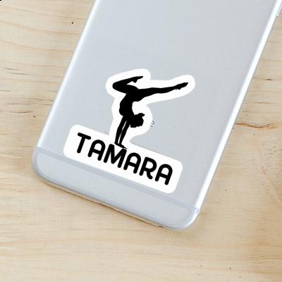 Sticker Tamara Yoga-Frau Notebook Sticker Tamara Yoga-Frau Notebook Image