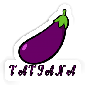 Tatiana Sticker Aubergine Image