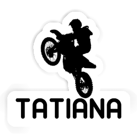 Tatiana Autocollant Motocrossiste Image