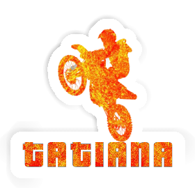 Autocollant Motocrossiste Tatiana Image