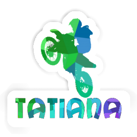 Tatiana Autocollant Motocrossiste Image