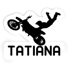 Autocollant Tatiana Motocrossiste Image