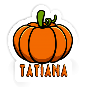 Tatiana Sticker Pumpkin Image