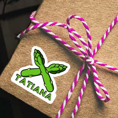 Sticker Asparagus Tatiana Notebook Sticker Asparagus Tatiana Gift package Image