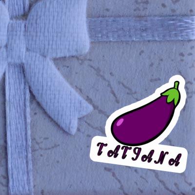 Tatiana Sticker Aubergine Tatiana Sticker Aubergine Image