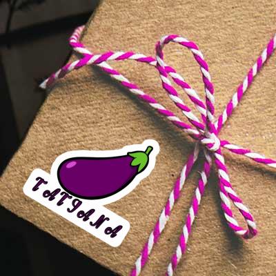 Tatiana Sticker Aubergine Notebook Tatiana Sticker Aubergine Gift package Image