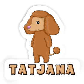 Poodle Sticker Tatjana Image