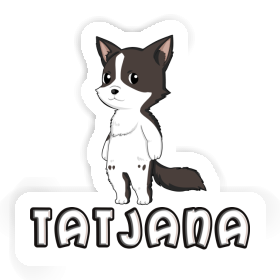 Sticker Tatjana Border Collie Image