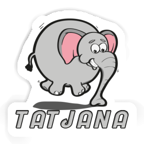 Aufkleber Elefant Tatjana Image