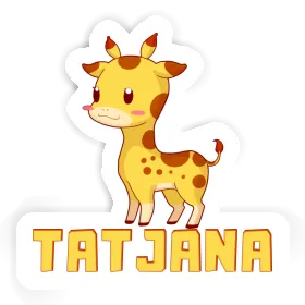 Sticker Tatjana Giraffe Image