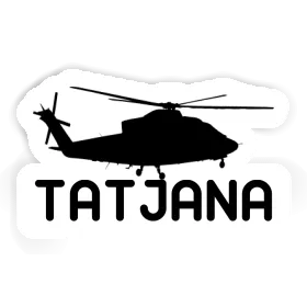 Tatjana Sticker Helicopter Image