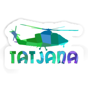 Sticker Helicopter Tatjana Image