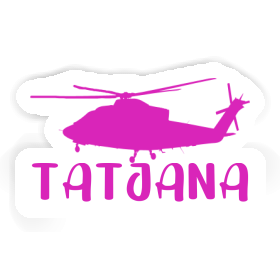 Tatjana Sticker Helicopter Image