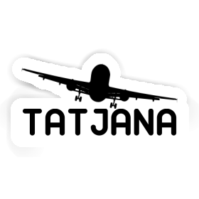 Airplane Sticker Tatjana Image