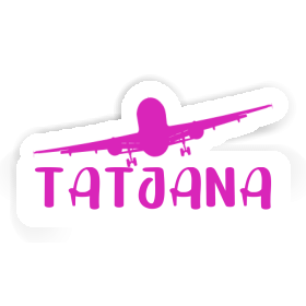 Sticker Airplane Tatjana Image