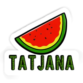 Tatjana Aufkleber Melone Image