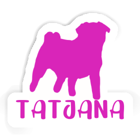 Pug Sticker Tatjana Image