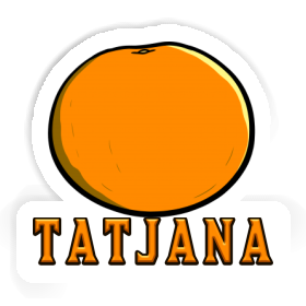 Sticker Orange Tatjana Image