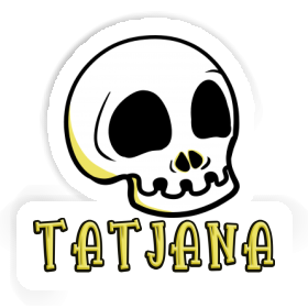 Tatjana Sticker Totenkopf Image