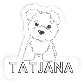 Tatjana Sticker Westie Image