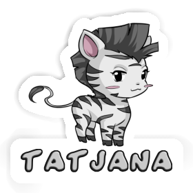 Sticker Tatjana Zebra Image