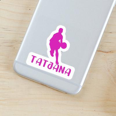 Basketball Player Sticker Tatjana Laptop Image