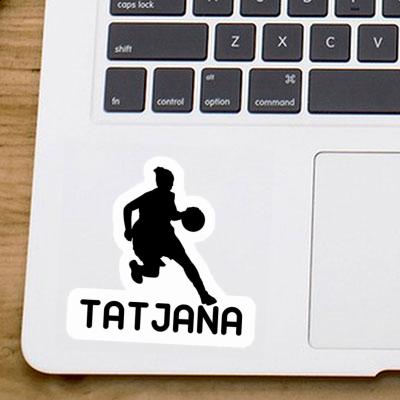 Tatjana Autocollant Joueuse de basket-ball Notebook Image