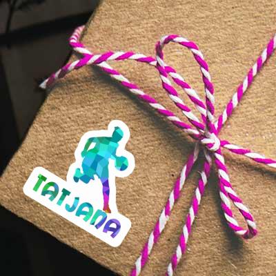 Tatjana Autocollant Joueuse de basket-ball Gift package Image