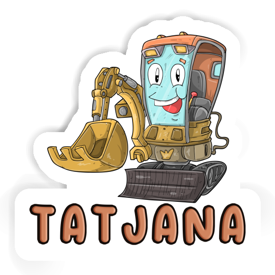 Tatjana Sticker Excavator Laptop Image