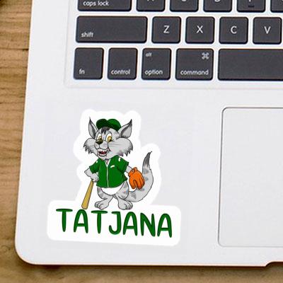 Sticker Baseball Cat Tatjana Gift package Image