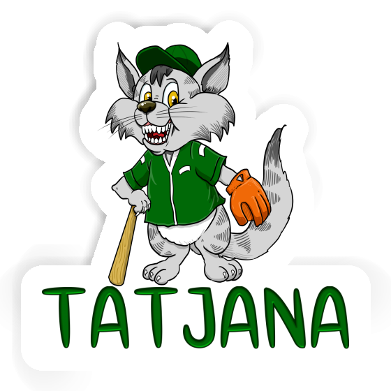 Sticker Baseball Cat Tatjana Gift package Image