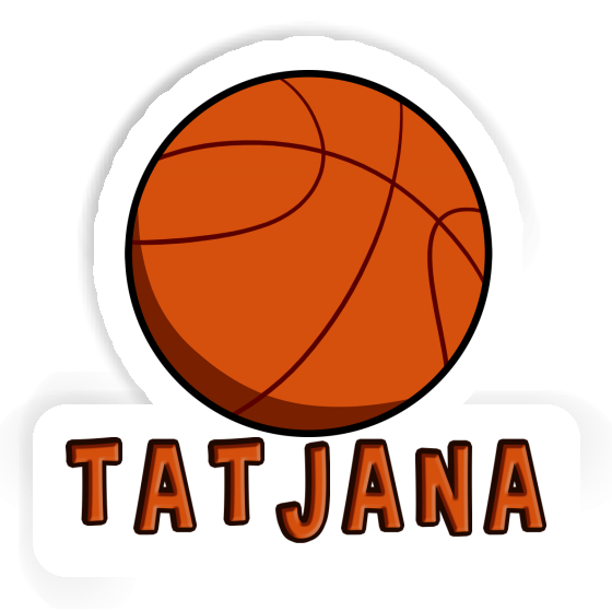 Sticker Tatjana Basketball Notebook Image