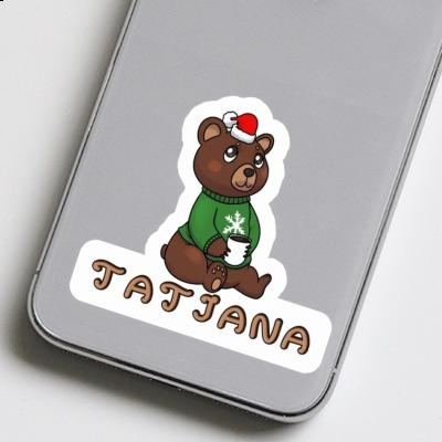 Christmas Bear Sticker Tatjana Laptop Image